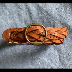 Braided Leather Belt